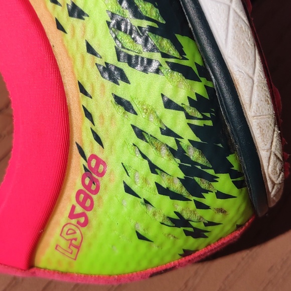 New Balance LD5000v4 Long Distance Women's Running Spikes Neon Yellow Pink Sz 10 - Picture 4 of 16